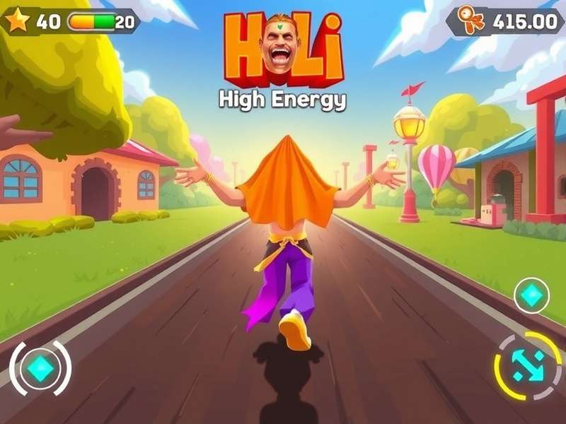 Holi High Energy Run community event